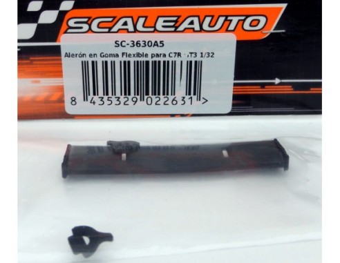 ALERON EN GOMA FLEXIBLE PARA C7R T3 1/32 REF.SC3630A5 SCALEAUTO