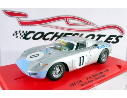 FERRARI 250 LM  Nº 1 9 h.KYALAMI 1964 REF.50303S SILVER LMD. 20u.FLYSLOT