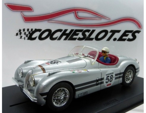 JAGUAR XK120 Nº58 SILVER REF. 50465 .NINCO