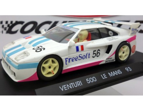 VENTURI 500 “Le Mans 93” Blanco,rayas verdes - Nº 56 REF.A11 FLY