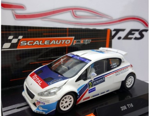 PEUGEOT 208 IRC ACROPOLIS 2014 REF.SC6118 SCALEAUTO