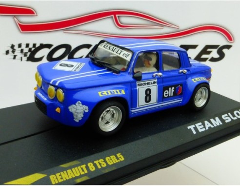 RENAULT 8 TS GR.5 AZUL RESINA REF.71601 TEAM SLOT