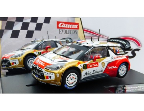 EVOLUTION CITROEN DS3 WRC TOTAL ABUDHABI Nº1 REF.27460 CARRERA