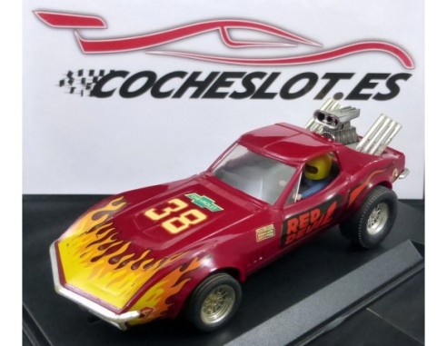 CHEVROLET CORVETTE 1975 ROJO OSCURO  REF.4050 EXIN