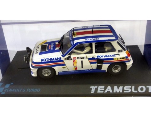 RENAULT 5 TURBO DANUBE RALLYE 1983 ROTHMANS REF.11808 TEAM SLOT