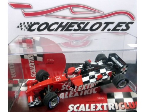 CLUB SCALEXTRIC 2006 F1.REF.6195.ROJO Y NEGRO TECNITOYS