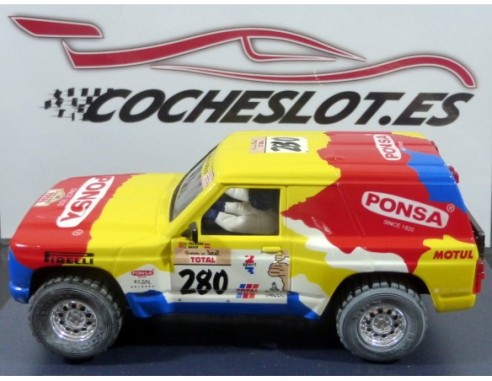 PATROL PONSA ROJO Y AMARILLO EDICION LIMITADA DAKAR MAS SLOT  REF 6510 TECNITOYS