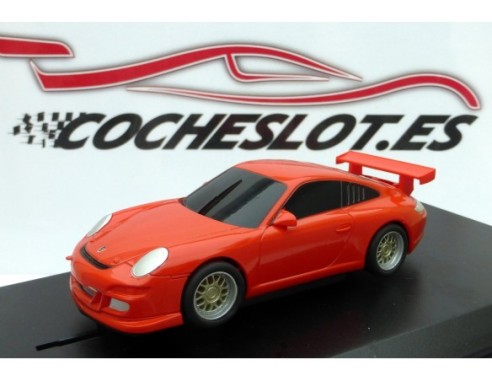 PORSCHE ROJO CALLE 1/43 SCALEXTRIC COMPACT