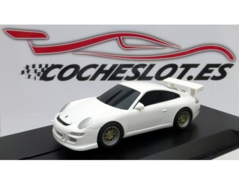 PORSCHE BLANCO CALLE 1/43 SCALEXTRIC COMPACT