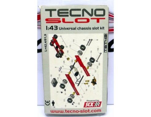 TECNO SLOT 1:43 UNIVERSAL CHASIS SLOT KIT