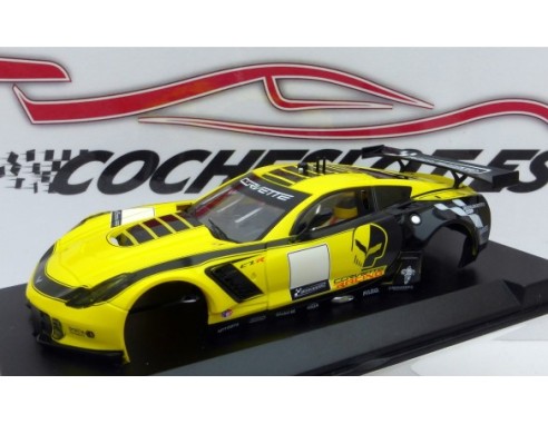 CARROCERIA CORVETTE CUP AMARILLA  SCALEAUTO