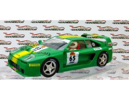 VENTURI 400 FFSA GT 2000 VERDE RAYA AMARILLA Nº65 REF.A241 FLY