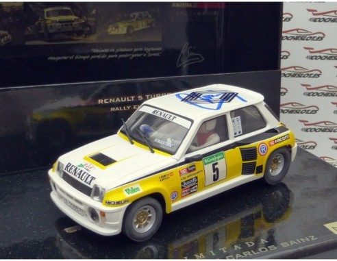 RENAULT 5 TURBO TOUR DE CORSE FIRMADO CARLOS SAIZ TECNITOYS