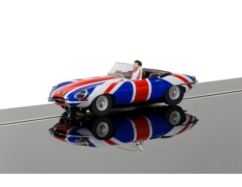 JAGUAR E TYPE  UNION JACK REF.H3878 SUPERSLOT