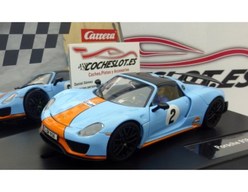 EVOLUTION PORSCHE 918 SPYDER GULF RACING Nº02 REF.20027549 CARRERA