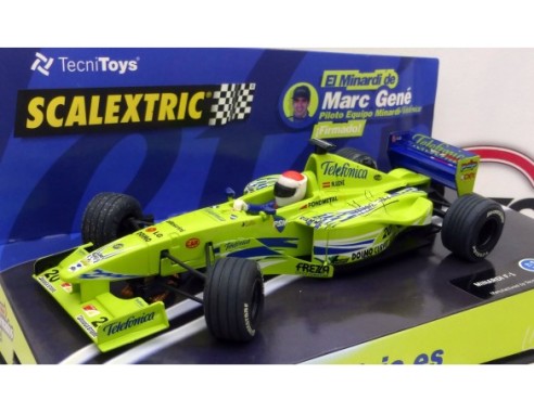 MINARDI F1 FIRMADO MARC GENÉ TECNITOYS