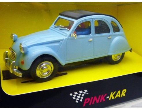 CITROEN 2 CV AZUL CLARO REEDECORADO PINK-KAR