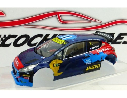 CARROCERIA PEUGEOT 208  RED BULL SCALEAUTO