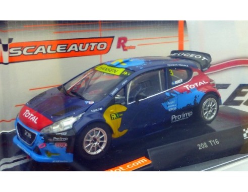 PEUGEOT 208 WRX ISTANBUL 2014 REF.SC6196R SCALEAUTO