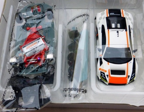 AUDI LMS GT3 CUP 2017 WHITE/ORANGE REF.SC6180d SCALEAUTO