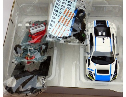 AUDI LMS GT3 CUP 2017 WHITE/BLUE REF.SC6180b SCALEAUTO