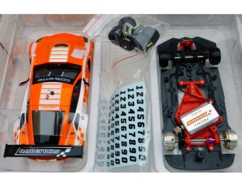 CORVETTE C7R CUP 2017 ORANGE/WHITE REF.SC6179d SCALEAUTO