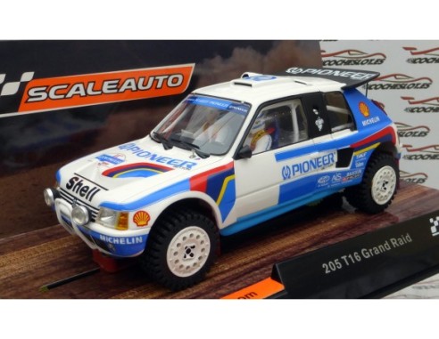 PEUGEOT 205 GRAND RAID AFRICA LEGENDS PARIS DAKAR 1989 REF.SC6106 SCALEAUTO