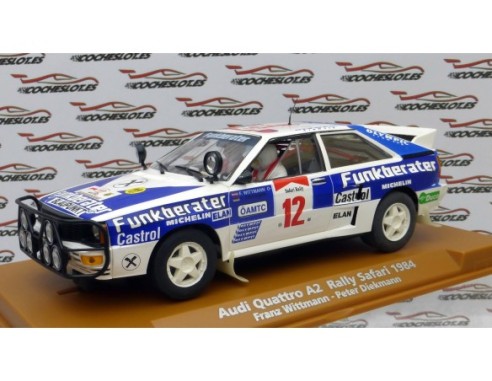 AUDI QUATTRO A2 FUNKBERATER RALLY SAFARI 1984 REF. E1901 FLY