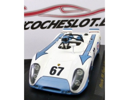 PORSCHE 908 FLUN. “Le Mans 72” BLANCO RAYAS AZULES REF.C43 FLY