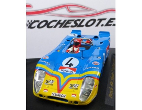 PORSCHE 908 FLUN. “Le Mans 73” AZUL AMARILLO MARLBORO REF.C45 FLY