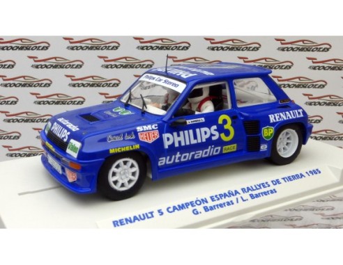 RENAULT 5 CAMPEON ESPAÑA RALLYES DE TIERRA 1985 REF.E2035 FLY