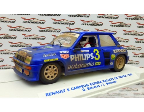 RENAULT 5 CAMPEON ESPAÑA RALLYES DE TIERRA 1985 SUCIO REF.E2035 FLY