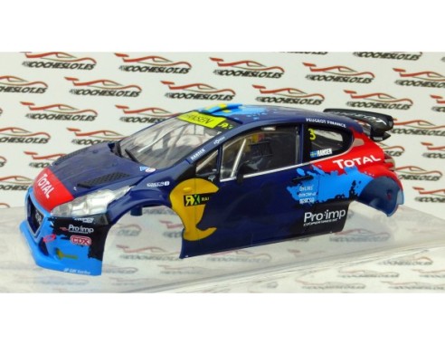 CARROCERIA  PEUGEOT 208 RED BULL SCALEAUTO