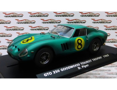 FERRARI GTO 250 GOOWOOD TOURIST TROPHY 1962 VERDE Nº8 SUCIO REF.E2032 FLY