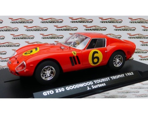 FERRARI GTO 250 GOOWOOD TOURIST TROPHY 1962 ROJO Nº6 REF.E2032 FLY