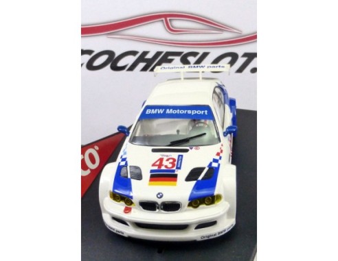 BMW M3 GTR MOTORSPORT BLANCO Nº 43 REF.50271 NINCO