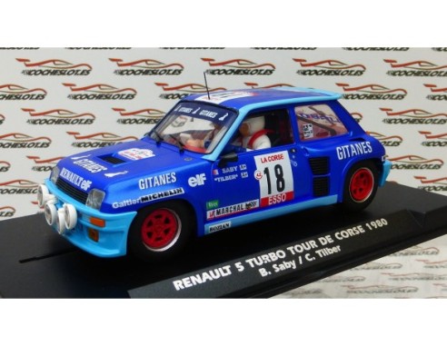 RENAULT 5 TURBO TOUR DE CORSE 1980 GITANES PEANA NEGRA REF.E2042 FLY