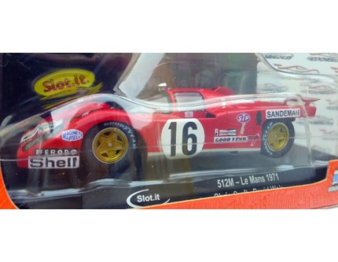 FERRARI 512M Nº16 LE MANS 1971 REF.CA51a SLOT.IT