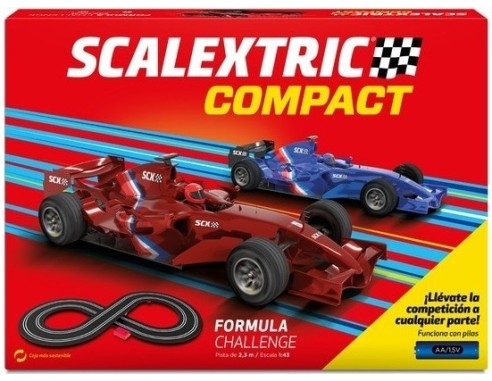 CIRCUITO FORMULA CHALLEGE SCALEXTRIC COMPACT 1/43