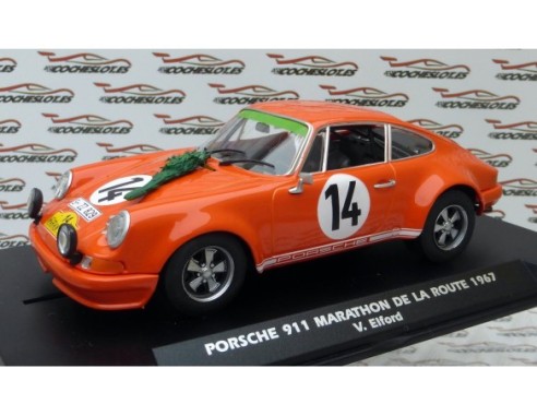 PORSCHE 911 VIC ELFORD MARATHON DE LA ROUTE 1967 4º ANIVERSARIO REF.E2056 FLY