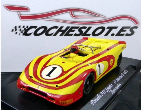 PORSCHE 917 SPYDER INTERSERIE 1971 AMARILLO RAYAS ROJAS Nº1 REF.GB1 FLY