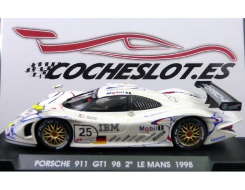 PORSCHE 911 GT1 “Le Mans 98”  2º	Blanco-rojo  “MOBIL 1” - Nº 25 REF.A72 FLY