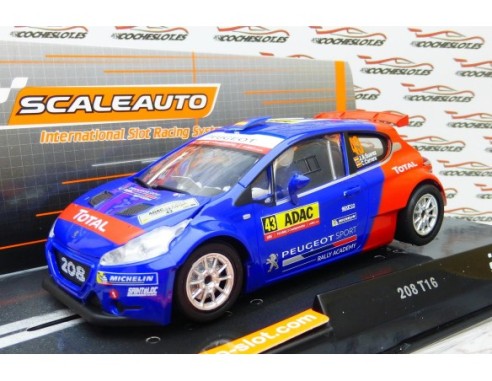 PEUGEOT 208 T16 DEUTCHLAND RALLY 2016 Nº43 REF.SC6216 SCALEAUTO