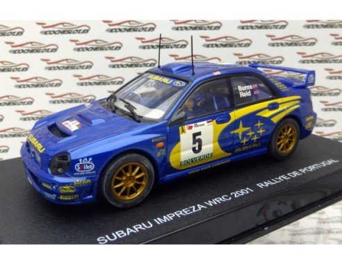 SUBARU IMPREZA WRC 2001 Nº5 RALLY PORTUGAL REF.13001 AUTOART