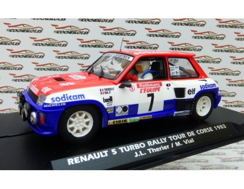 RENAULT 5 TURBO SODICAM RALLY TOUR DE CORSE 1983 “GRUPO FACEBOOK” REF. E2053 FLY