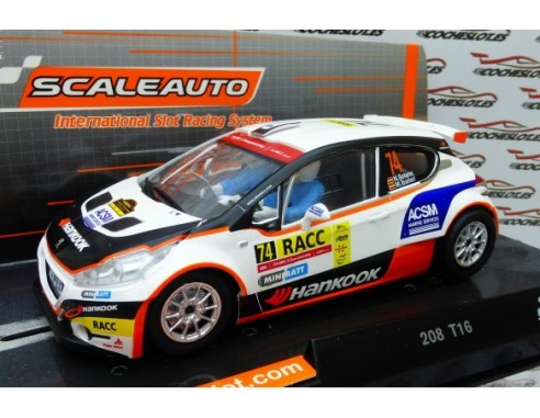 PEUGEOT 208 RALLY CATALUNYA 2016 Nº74 SOLANS REF. SC6236 SCALEAUTO