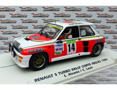 RENAULT 5 TURBO LUCKY RALLYE CORTE INGLES 1984 REF.E2048 FLY