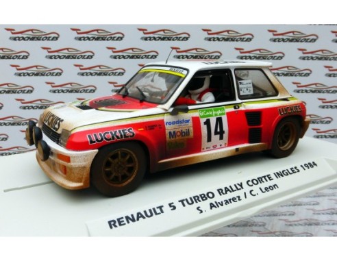 RENAULT 5 TURBO LUCKY RALLYE CORTE INGLES 1984 EFECTO SUCIO REF.E2048 FLY