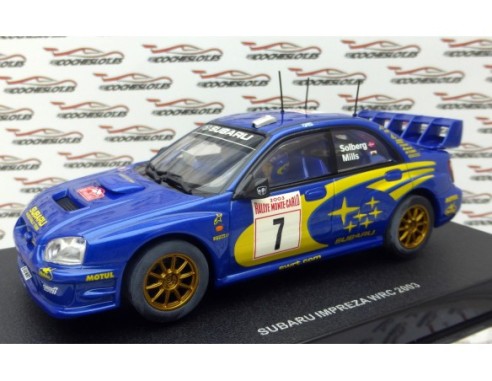 SUBARU NEW AGE IMPREZA WRC 2003 Nº7 MONTECARLO REF.13006 AUTOART