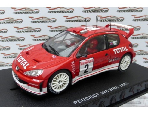 PEUGEOT 206 WRC 2003 Nº2 RALLY OF MONTECARLO REF.13512 AUTOART